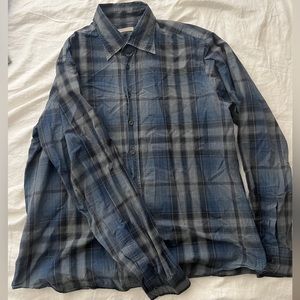 Burberry Brit collared button up shirt.